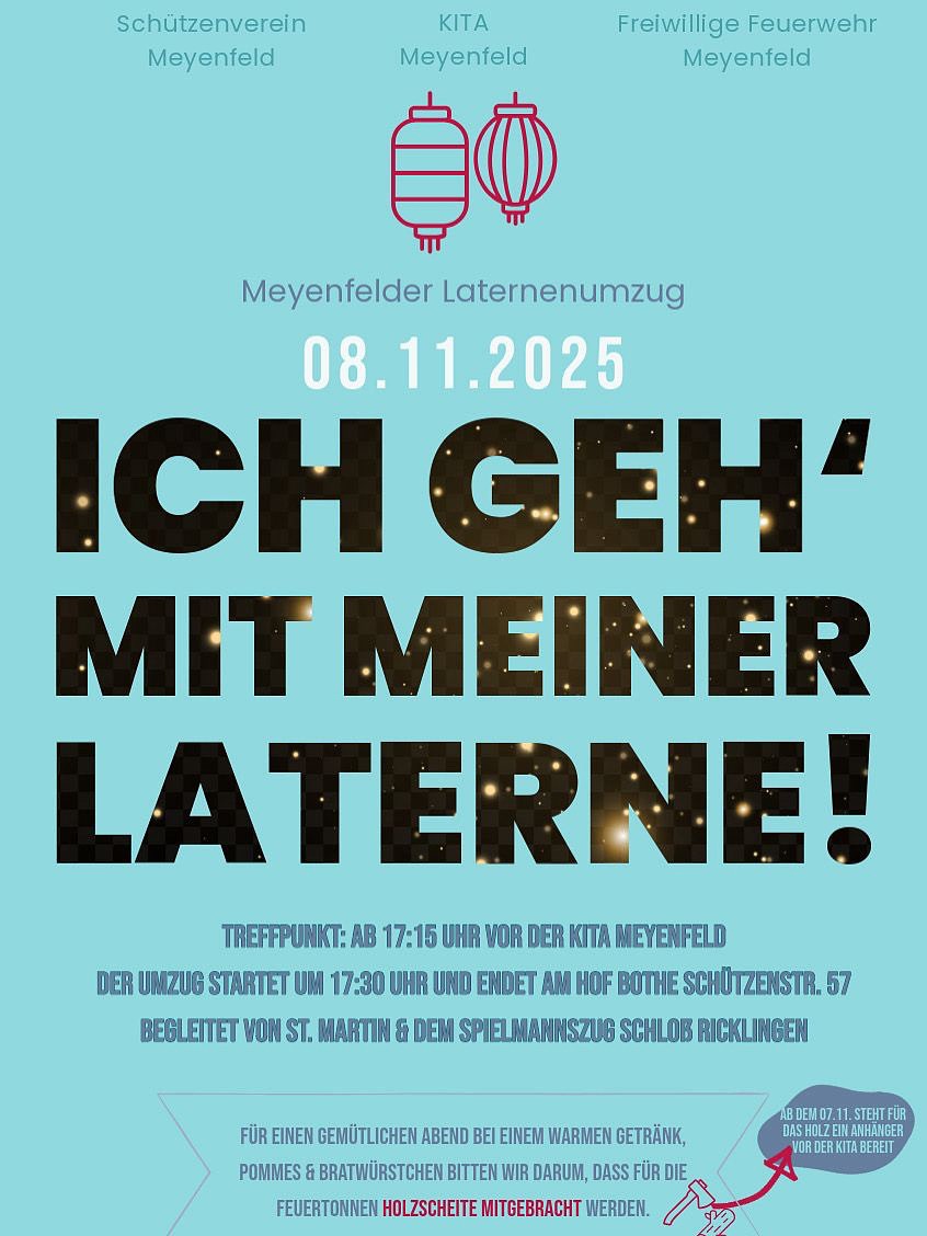 Laternenumzug in Meyenfeld